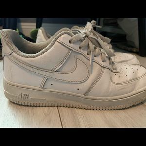 White Nike Air Forces